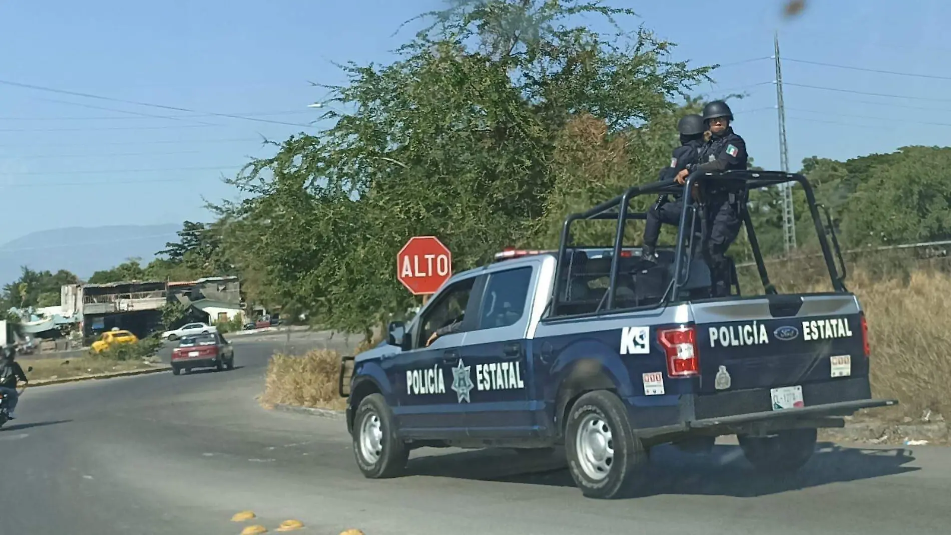 Policía grave